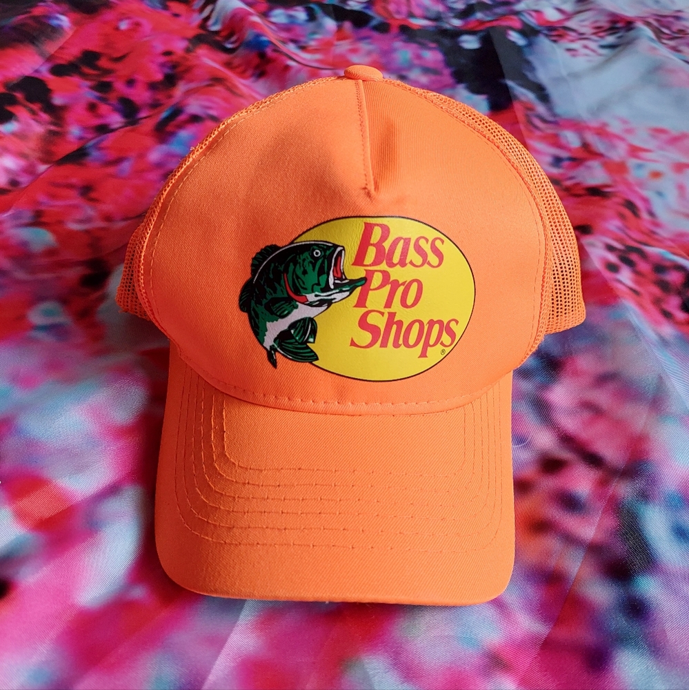 Bass Pro Shops Orange Trucker Hat